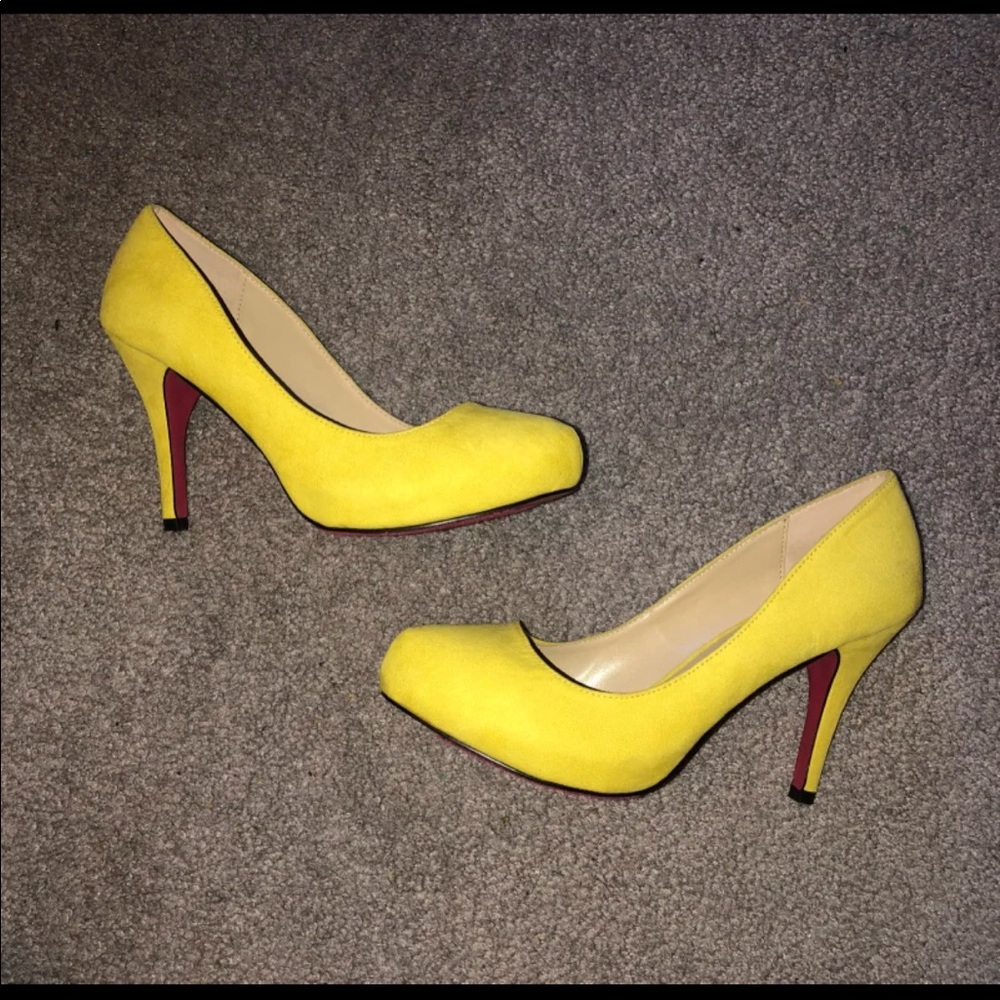 Yellow Pumps